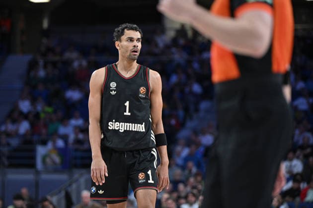 Real Madrid v FC Bayern Munich - Euroleague 2025 2026 - 26 Feb 2026 Oscar Da Silva of FC Bayern Munich during the EuroLeague match between Real Madrid and FC Bayern Munich at Movistar Arena Victory of the Real Madrid 93-70 Madrid Spain Copyright: xAtilanoxGarciax xSOPAxImagesx photos06646