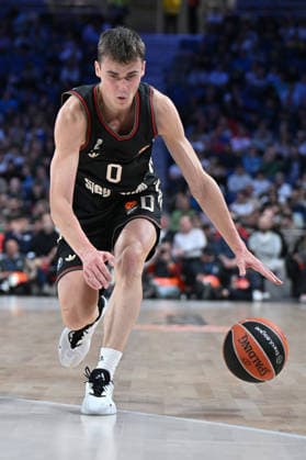 Real Madrid v FC Bayern Munich - Euroleague 2025 2026 - 26 Feb 2026 Neno Dimitrijevic of FC Bayern Munich during the EuroLeague match between Real Madrid and FC Bayern Munich at Movistar Arena Victory of the Real Madrid 93-70 Madrid Spain Copyright: xAtilanoxGarciax xSOPAxImagesx photos06666