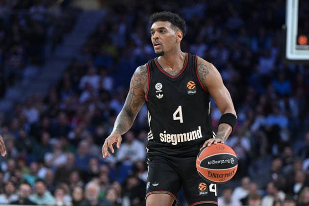 Real Madrid v FC Bayern Munich - Euroleague 2025 2026 - 26 Feb 2026 Xavier Rathan-Mayes of FC Bayern Munich during the EuroLeague match between Real Madrid and FC Bayern Munich at Movistar Arena Victory of the Real Madrid 93-70 Madrid Spain Copyright: xAtilanoxGarciax xSOPAxImagesx photos06674