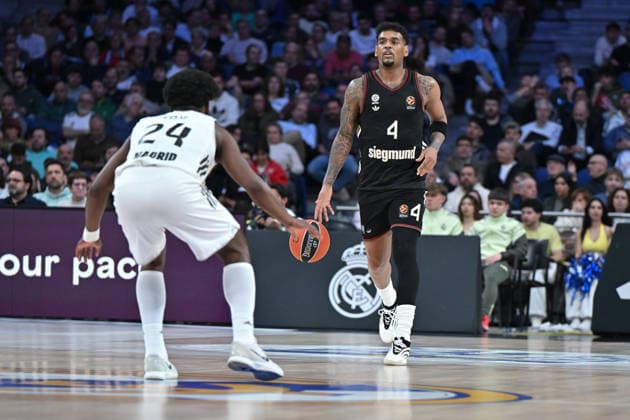 Real Madrid v FC Bayern Munich - Euroleague 2025 2026 - 26 Feb 2026 Xavier Rathan-Mayes of FC Bayern Munich during the EuroLeague match between Real Madrid and FC Bayern Munich at Movistar Arena Victory of the Real Madrid 93-70 Madrid Spain Copyright: xAtilanoxGarciax xSOPAxImagesx photos06678