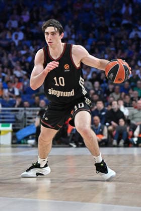 Real Madrid v FC Bayern Munich - Euroleague 2025 2026 - 26 Feb 2026 Justinian Jessup of FC Bayern Munich during the EuroLeague match between Real Madrid and FC Bayern Munich at Movistar Arena Victory of the Real Madrid 93-70 Madrid Spain Copyright: xAtilanoxGarciax xSOPAxImagesx photos06691