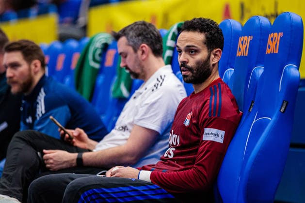 Mohamed El Tayar Handball Sport Verein Hamburg, 12 GER, TBV Lemgo Lippe vs Handball Sport Verein Hamburg, Handball, 1 Bundesliga, 23 Matchday, Season 2025 2026, 26 02 2026 GER, TBV Lemgo Lippe vs Handball Sport Verein Hamburg, Handball, 1 Bundesliga, 23 Matchday, Season 2025 2026, 26 02 2026 Lemgo Copyright: xEibner-Pressefoto JanxRollingerx EP_JSK