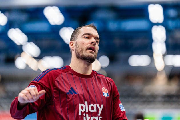 Casper Mortensen Handball Sport Verein Hamburg, 51 GER, TBV Lemgo Lippe vs Handball Sport Verein Hamburg, Handball, 1 Bundesliga, 23 Matchday, Season 2025 2026, 26 02 2026 GER, TBV Lemgo Lippe vs Handball Sport Verein Hamburg, Handball, 1 Bundesliga, 23 Matchday, Season 2025 2026, 26 02 2026 Lemgo Copyright: xEibner-Pressefoto JanxRollingerx EP_JSK
