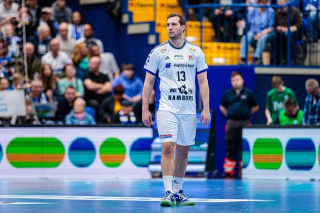 Niklas Weller Handball Sport Verein Hamburg, 13 GER, TBV Lemgo Lippe vs Handball Sport Verein Hamburg, Handball, 1 Bundesliga, 23 Matchday, Season 2025 2026, 26 02 2026 GER, TBV Lemgo Lippe vs Handball Sport Verein Hamburg, Handball, 1 Bundesliga, 23 Matchday, Season 2025 2026, 26 02 2026 Lemgo Copyright: xEibner-Pressefoto JanxRollingerx EP_JSK