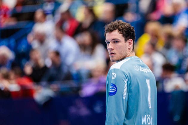 Constantin Moestl TBV Lemgo Lippe, 01 GER, TBV Lemgo Lippe vs Handball Sport Verein Hamburg, Handball, 1 Bundesliga, 23 Matchday, Season 2025 2026, 26 02 2026 GER, TBV Lemgo Lippe vs Handball Sport Verein Hamburg, Handball, 1 Bundesliga, 23 Matchday, Season 2025 2026, 26 02 2026 Lemgo Copyright: xEibner-Pressefoto JanxRollingerx EP_JSK