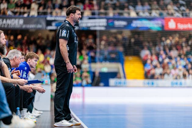 Florian Kehrmann TBV Lemgo Lippe, Coach GER, TBV Lemgo Lippe vs Handball Sport Verein Hamburg, Handball, 1 Bundesliga, 23 Matchday, Season 2025 2026, 26 02 2026 GER, TBV Lemgo Lippe vs Handball Sport Verein Hamburg, Handball, 1 Bundesliga, 23 Matchday, Season 2025 2026, 26 02 2026 Lemgo Copyright: xEibner-Pressefoto JanxRollingerx EP_JSK