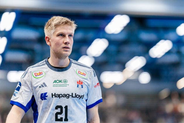 Frederik Bo Andersen Handball Sport Verein Hamburg, 21 GER, TBV Lemgo Lippe vs Handball Sport Verein Hamburg, Handball, 1 Bundesliga, 23 Matchday, Season 2025 2026, 26 02 2026 GER, TBV Lemgo Lippe vs Handball Sport Verein Hamburg, Handball, 1 Bundesliga, 23 Matchday, Season 2025 2026, 26 02 2026 Lemgo Copyright: xEibner-Pressefoto JanxRollingerx EP_JSK