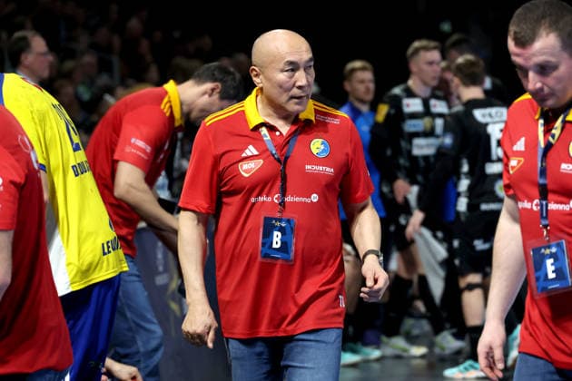 DEU, EHF Champions League, Fuechse Berlin vs Industria Kielce, 26 02 2026, Max Schmeling Halle, Berlin, DEU, EHF Champions League, Fuechse Berlin vs Industria Kielce, in the picture head coach Talant Dujshebaev Industria Kielce nordphotoxGmbHx xEngler nph00076