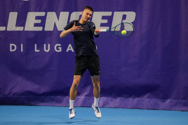 Petr BRUNCLIK (CZE) during Challenger Citta di Lugano, International Tennis match in Lugano, Switzerland, February 26 2026  Copyright: xRobertaxCorradin IPAxSportx xipa-agency.netx xx IPA_72097786 IPA_Agency_IPA72097786