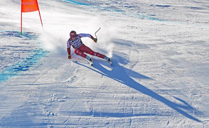 ALPINE SKIING - FIS WC Garmisch-Partenkirchen GARMISCH-PARTENKIRCHEN,GERMANY,27.FEB.26 - ALPINE SKIING - FIS World Cup, downhill training, men. Image shows Stefan Babinsky (AUT).  GEPAxpictures xThomasxBachun
