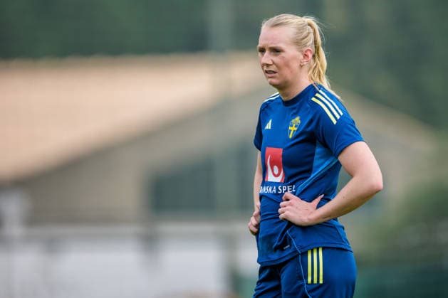 260227 Stina Blackstenius during a training session with the women s national football team of Sweden on February 27, 2026 in Albuferia Photo Ludvig Thunman BILDBYRAN code LT LT0776 fotboll football soccer fotball vm kval kval fifa womens world cup qualifier qualifier träning practice training sverige sweden dam bbeng sverige sweden  Copyright: LUDVIGxTHUNMAN BB260227LT045