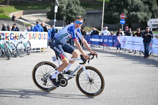 27-02-2026 Giro Di Sardegna; Tappa 03 Cagliari - Tortoli; 2026, Red Bull - Bora Hansgrohe Rookies; Finn, Lorenzo Mark; Cagliari; 
