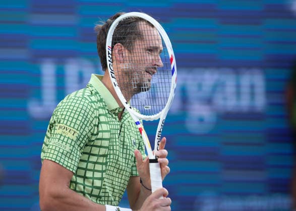 Daniil Medvedev, Dubai Duty Free Tennis Championships, Dubai, U A E Tennis Dubai Tennis Championships 2026 ATP Dubai Duty Free Tennis Stadium Dubai United Arab Emirates 28 February 2026 Copyright: xJuergenxHasenkopfx
