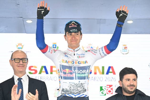 27-02-2026 Giro Di Sardegna; Tappa 03 Cagliari - Tortoli; 2026, Red Bull - Bora Hansgrohe Rookies; Donati, Davide; Tortoli; 