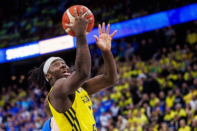 260227 Zaba Bangala of Sweden during the FIBA World Cup Qualifier game between Sweden and Estonia on February 27, 2026 in Stockholm Photo Kenta Jönsson BILDBYRAN COP 210 KJ0314 basketball vm kval kval fiba world cup qualifiers sverige estland sweden estonia bbeng  Copyright: KENTAxJÖNSSON BB260227KJ024