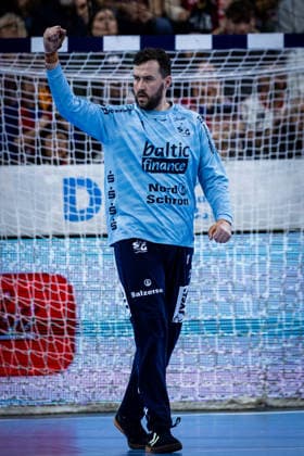 DAIKIN HBL SG Flensburg Handewitt vs HSG Wetzlar 27 02 26 Benjamin Buric No 01, SG Flensburg Handewitt DAIKIN HBL SG Flensburg Handewitt vs HSG Wetzlar, GP JOULE Arena on 27 02 26 Copyright: xBEAUTIFULxSPORTS MarioxM.xKobergx