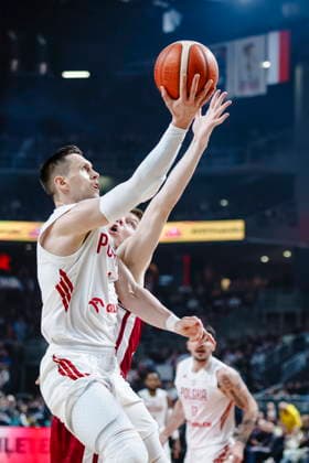 Ryga 27.02.2026 KOSZYKOWKA KOSZKADRA REPREZENTACJA POLSKI MECZ LOTWA - POLSKA ELIMINACJE MISTRZOSTW SWIATA 2027 - - - MEN BASKETBALL POLISH national team, Nationalteam WORLD CUP SERIES QUALIFIERS GAME LATVIA - POLAND NZ Mateusz Ponitka , FOT. WOJCIECH FIGURSKI 058SPORT.PL NEWSPIX.PL --- newspix.pl  FOT. WOJCIECH FIGURSKI 058SPORT.PL