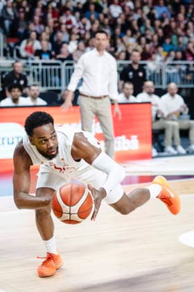 Ryga 27.02.2026 KOSZYKOWKA KOSZKADRA REPREZENTACJA POLSKI MECZ LOTWA - POLSKA ELIMINACJE MISTRZOSTW SWIATA 2027 - - - MEN BASKETBALL POLISH national team, Nationalteam WORLD CUP SERIES QUALIFIERS GAME LATVIA - POLAND NZ Jordan Loyd , FOT. WOJCIECH FIGURSKI 058SPORT.PL NEWSPIX.PL --- newspix.pl  FOT. WOJCIECH FIGURSKI 058SPORT.PL
