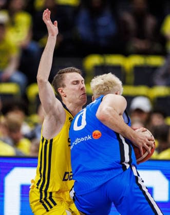 260227 Tobias Borg of Sweden during the FIBA World Cup Qualifier game between Sweden and Estonia on February 27, 2026 in Stockholm Photo Kenta Jönsson BILDBYRAN COP 210 KJ0314 basketball vm kval kval fiba world cup qualifiers sverige estland sweden estonia bbeng  Copyright: KENTAxJÖNSSON BB260227KJ044