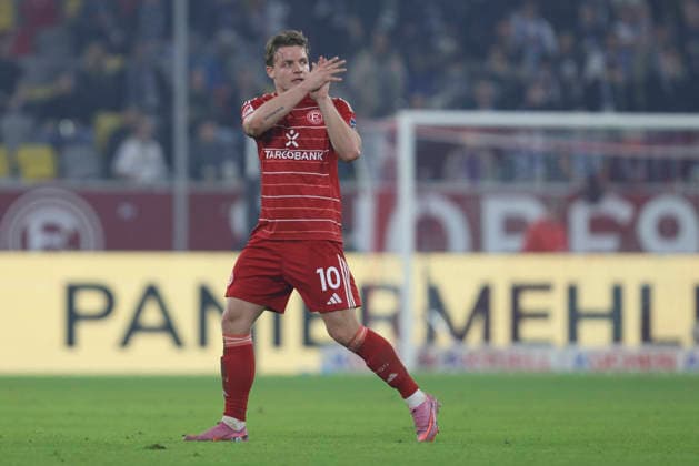 Christian Rasmussen Fortuna Düsseldorf gestures, gestures during the 2 Bundesliga match between Fortuna Düsseldorf and VfL Bochum, Merkur Spiel Arena on February 27, 2026 in Düsseldorf, Germany Photo by Oliver Kaelke DeFodi Images Christian Rasmussen Fortuna Düsseldorf gestures during the 2 Bundesliga match between Fortuna Düsseldorf and VfL Bochum at Merkur Spiel Arena on February 27, 2026 in Düsseldorf, Germany Photo by Oliver Kaelke DeFodi Images Photo by Oliver Kaelke DeFodi Images