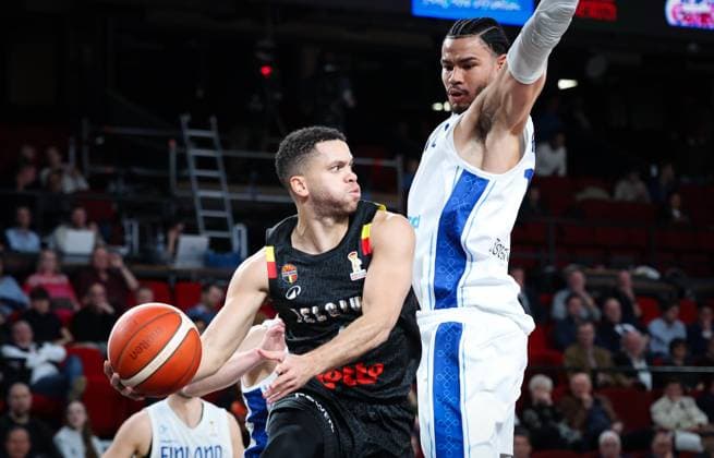 Basketball, World Cup Qualifier, Belgium - Finland