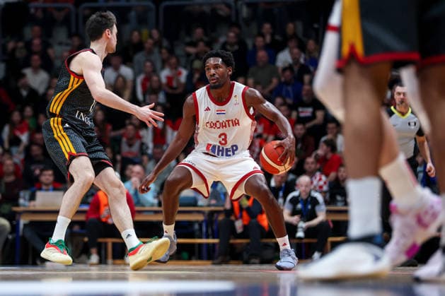 Croatia v Germany: Group E - FIBA World Cup 2026 European Qualifier Jaleen Smith of Croatia dribbles the ball during the FIBA Basketball World Cup 2027 Group E European Qualifier between Croatia v Germany at Drazen Petrovic Basketball Center on February 27, 2026 in Zagreb, Croatia, Croatia.  IgorxKralj PIXSELL