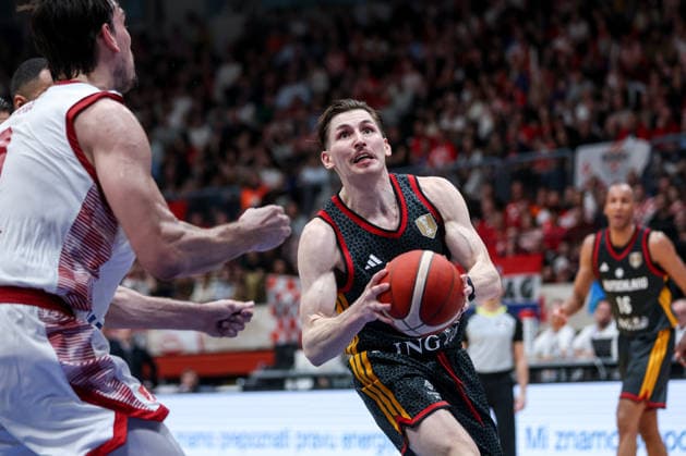 Croatia v Germany: Group E - FIBA World Cup 2026 European Qualifier David Kramer of Germany drives to the basket during the FIBA Basketball World Cup 2027 Group E European Qualifier between Croatia v Germany at Drazen Petrovic Basketball Center on February 27, 2026 in Zagreb, Croatia, Croatia.  IgorxKralj PIXSELL