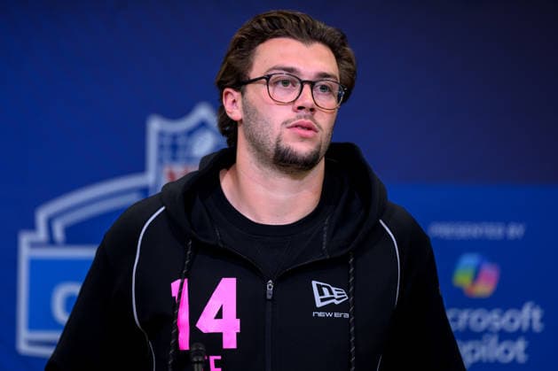 NFL Draft 2026, preview, German players, Marlin Klein - Stock photos
