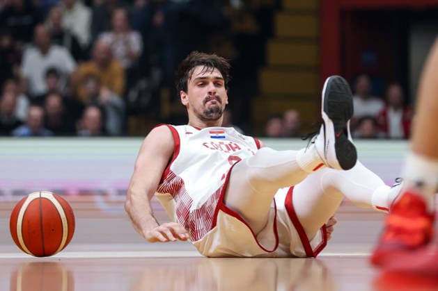 Croatia v Germany: Group E - FIBA World Cup 2026 European Qualifier Dario Saric of Croatia during the FIBA Basketball World Cup 2027 Group E European Qualifier between Croatia v Germany at Drazen Petrovic Basketball Center on February 27, 2026 in Zagreb, Croatia, Croatia.  IgorxKralj PIXSELL