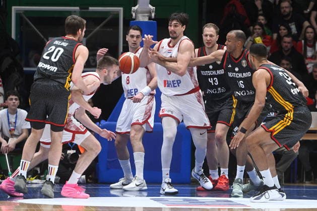 Croatia, Zagreb, 270226. KC Drazen Petrovic. World Cup qualification basketball match, Croatia - Germany. In the photo: Dario Saric. Photo: Goran Mehkek CROPIX Zagreb Croatia Copyright: xxGoranxMehkekx hrvatska_njemacka17-270226