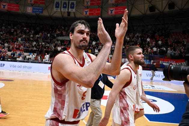Croatia, Zagreb, 270226. KC Drazen Petrovic. World Cup qualification basketball match, Croatia - Germany. In the photo: Dario Saric. Photo: Goran Mehkek CROPIX Zagreb Croatia Copyright: xxGoranxMehkekx hrvatska_njemacka57-270226