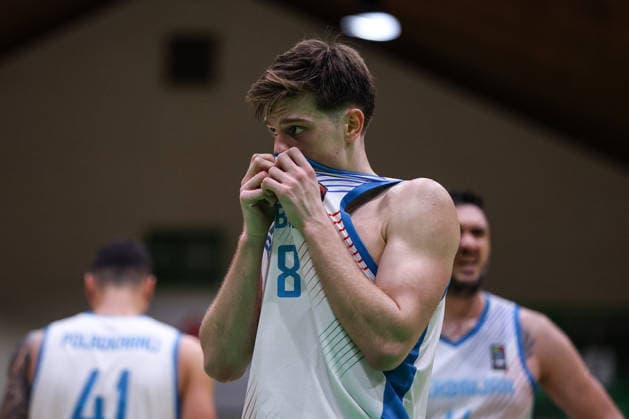 REPRO FREE *PRESS RELEASE NO REPRODUCTION FEE* EDITORIAL USE ONLY FIBA EuroBasket 2029 Pre-Qualifier, National Basketball Arena, Dublin 27 2 2026 Ireland vs Azerbaijan Azerbaijan s Ulas Turgut Ulas Turgut 27 2 2026  Copyright: x INPHO BenxBradyx BB3_1861