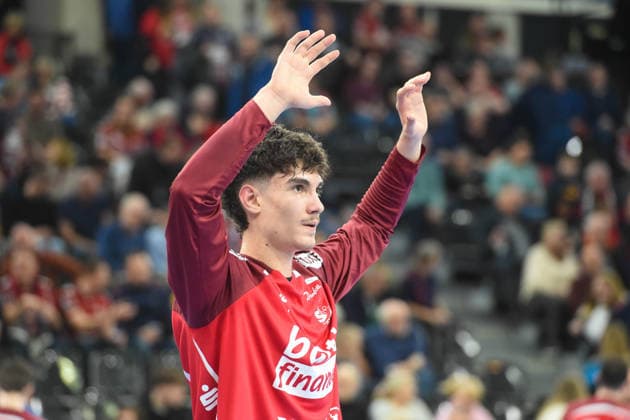 Handball I Men I Season 2025 2026 I Bundesliga I 23 Matchday I SG Flensburg Handewitt HSG Wetzlar I 27 02 2026 Catalin Haidu 16, SG Flensburg Handewitt Copyright: xLobeca JanxKirschnerx