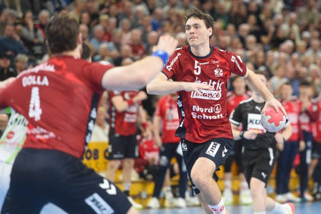 Handball I Men I Season 2025 2026 I Bundesliga I 23 Matchday I SG Flensburg Handewitt HSG Wetzlar I 27 02 2026 Niclas Kirkelökke 5, SG Flensburg Handewitt Copyright: xLobeca JanxKirschnerx