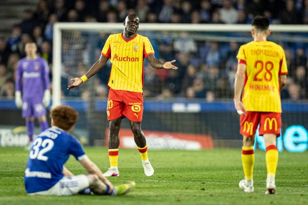 FOOTBALL : Racing Strasbourg vs Lens FC - ligue 1 - Strasbourg - 27 02 26 Malang Sarr 20  Copyright: xelyxandroxcegarrax
