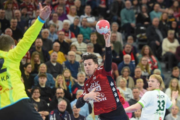 Handball I Men I Season 2025 2026 I Bundesliga I 23 Matchday I SG Flensburg Handewitt HSG Wetzlar I 27 02 2026 Aksel Horgen 5, SG Flensburg Handewitt Copyright: xLobeca JanxKirschnerx