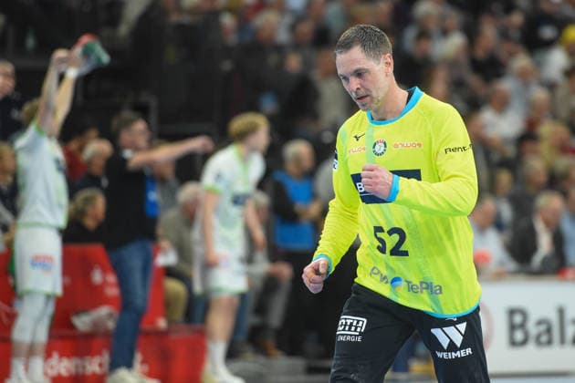 Handball I Men I Season 2025 2026 I Bundesliga I 23 Matchday I SG Flensburg Handewitt HSG Wetzlar I 27 02 2026 Andreas Palicka 52, HSG Wetzlar Copyright: xLobeca JanxKirschnerx