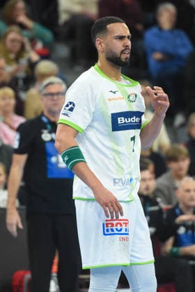 Handball I Men I Season 2025 2026 I Bundesliga I 23 Matchday I SG Flensburg Handewitt HSG Wetzlar I 27 02 2026 Philipp Ahouansou 19, HSG Wetzlar Copyright: xLobeca JanxKirschnerx