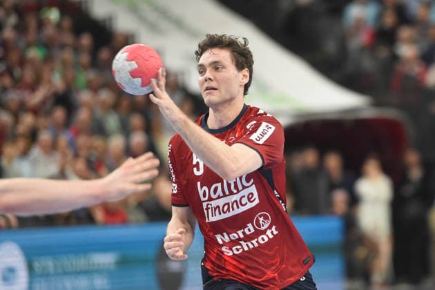 Handball I Men I Season 2025 2026 I Bundesliga I 23 Matchday I SG Flensburg Handewitt HSG Wetzlar I 27 02 2026 Niclas Kirkelökke 5, SG Flensburg Handewitt Copyright: xLobeca JanxKirschnerx