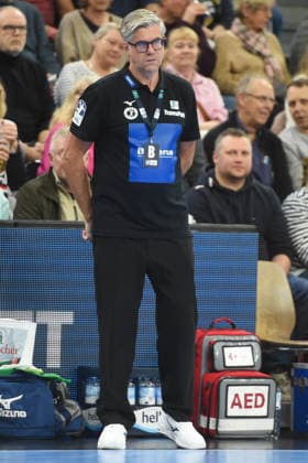 Handball I Men I Season 2025 2026 I Bundesliga I 23 Matchday I SG Flensburg Handewitt HSG Wetzlar I 27 02 2026 Runar Sigtryggsson Coach, HSG Wetzlar Copyright: xLobeca JanxKirschnerx