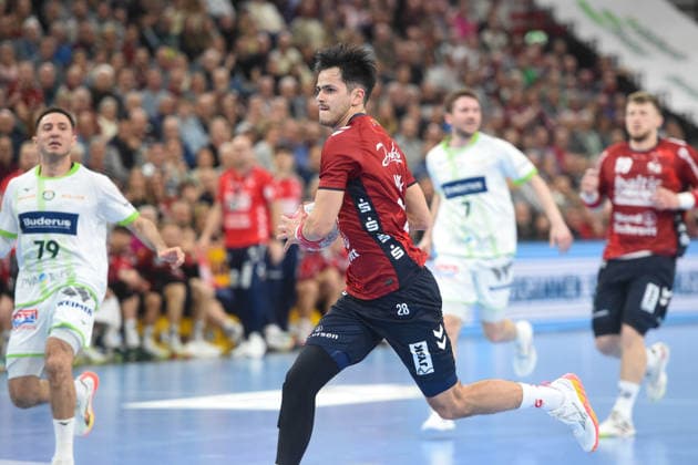 Handball I Men I Season 2025 2026 I Bundesliga I 23 Matchday I SG Flensburg Handewitt HSG Wetzlar I 27 02 2026 Patrick Volz 28, SG Flensburg Handewitt Copyright: xLobeca JanxKirschnerx