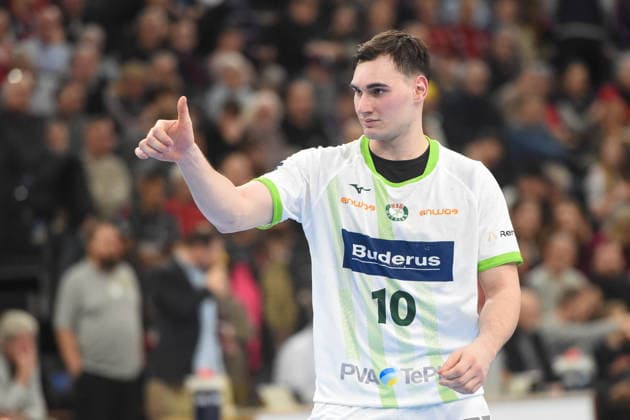 Handball I Men I Season 2025 2026 I Bundesliga I 23 Matchday I SG Flensburg Handewitt HSG Wetzlar I 27 02 2026 Josip Simic 10, HSG Wetzlar Copyright: xLobeca JanxKirschnerx