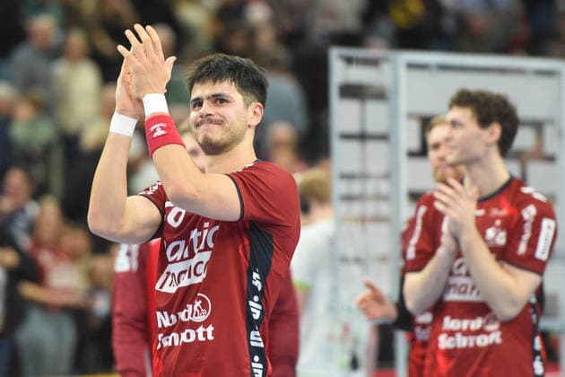 Handball I Men I Season 2025 2026 I Bundesliga I 23 Matchday I SG Flensburg Handewitt HSG Wetzlar I 27 02 2026 Patrick Volz 28, SG Flensburg Handewitt Copyright: xLobeca JanxKirschnerx
