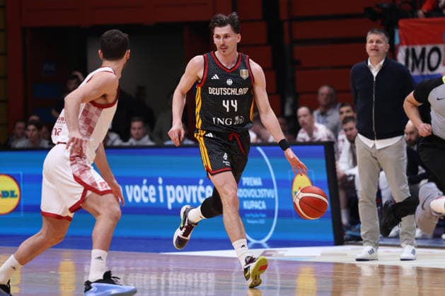 Zagreb, Croatia, 27.2.2026. FIBA Baskeball World Cup, European Qualifiers, First Round Group E, Drazen Petrovic Basketball Center, Croatia (CRO). Croatia vs Germany (93 - 88) David KRAMER (44) 