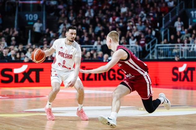 Ryga 27.02.2026 KOSZYKOWKA KOSZKADRA REPREZENTACJA POLSKI MECZ LOTWA - POLSKA ELIMINACJE MISTRZOSTW SWIATA 2027 - - - MEN BASKETBALL POLISH national team, Nationalteam WORLD CUP SERIES QUALIFIERS GAME LATVIA - POLAND NZ Andrzej Pluta , sit marketing , FOT. WOJCIECH FIGURSKI 058SPORT.PL NEWSPIX.PL --- newspix.pl  FOT. WOJCIECH FIGURSKI 058SPORT.PL