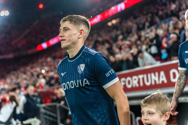 Germany 2 Bundesliga 2025 2026 Fortuna Düsseldorf vs VfL Bochum 24 Matchday 27 02 2026 Merkur Spiel Arena Nordrhein Westfalen Callum Marshall VfL Bochum, 16 Copyright: xCelinaxLeiersx