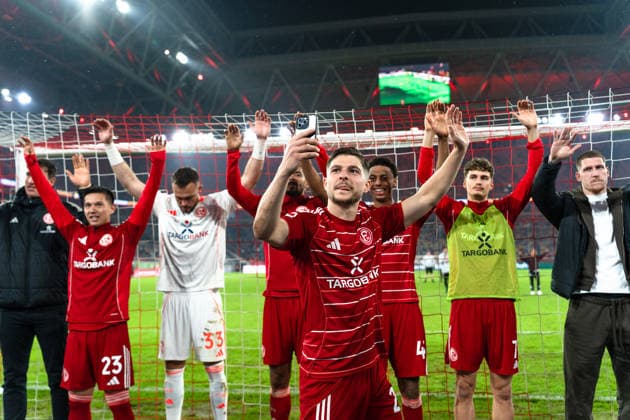 Germany 2 Bundesliga 2025 2026 Fortuna Düsseldorf vs VfL Bochum 24 Matchday 27 02 2026 Merkur Spiel Arena Nordrhein Westfalen Florent Muslija Fortuna Düsseldorf, 24 Copyright: xCelinaxLeiersx