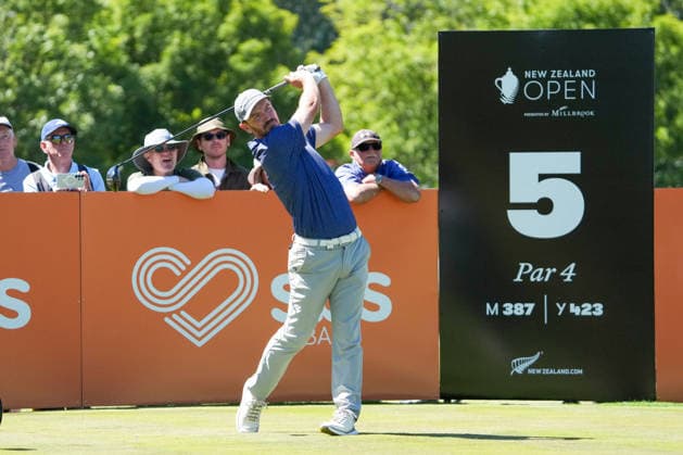 Golf, New Zealand Open in Queenstown