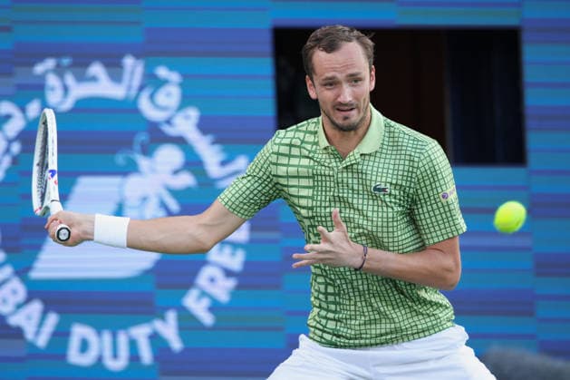 Daniil Medvedev, Dubai Duty Free Tennis Championships, Dubai, U A E Tennis Dubai Tennis Championships 2026 ATP Dubai Duty Free Tennis Stadium Dubai United Arab Emirates 28 February 2026 Copyright: xJuergenxHasenkopfx