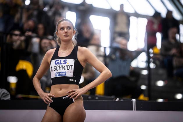 Sport Bilder des Tages Deutsche Leichtathletik-Hallenmeisterschaften; Dortmund, 28.02.2026 Alica Schmidt (SCC Berlin, 84), 800m; Deutsche Leichtathletik-Hallenmeisterschaften am 28.02.2026 in der Helmut-Körnig-Halle in Dortmund. *** German Indoor Athletics Championships Dortmund, 28 02 2026 Alica Schmidt SCC Berlin, 84 , 800m German Indoor Athletics Championships on 28 02 2026 in the Helmut Körnig Hall in Dortmund Copyright: xBEAUTIFULxSPORTS AxelxKohringx